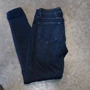 Dark blue kancan high rise skinny jeans